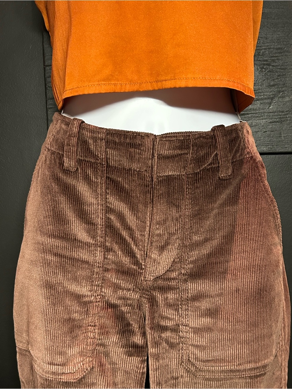 Banana Republic Brown Corduroy Straight-Leg Pants - Picture 3 of 5
